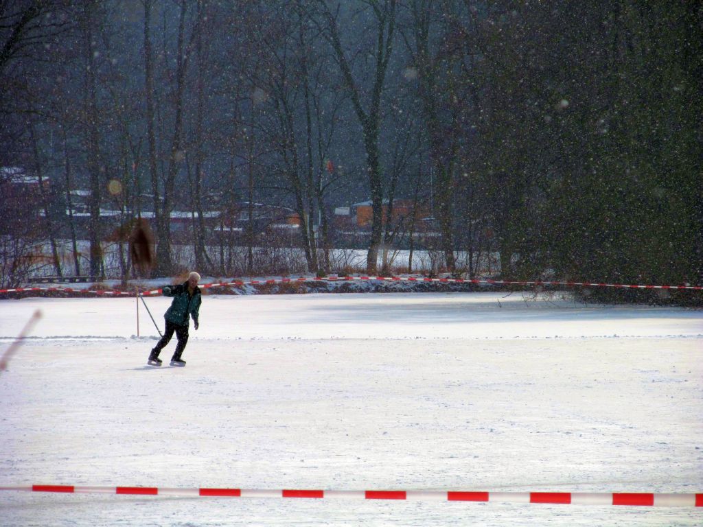 Skating on the pond